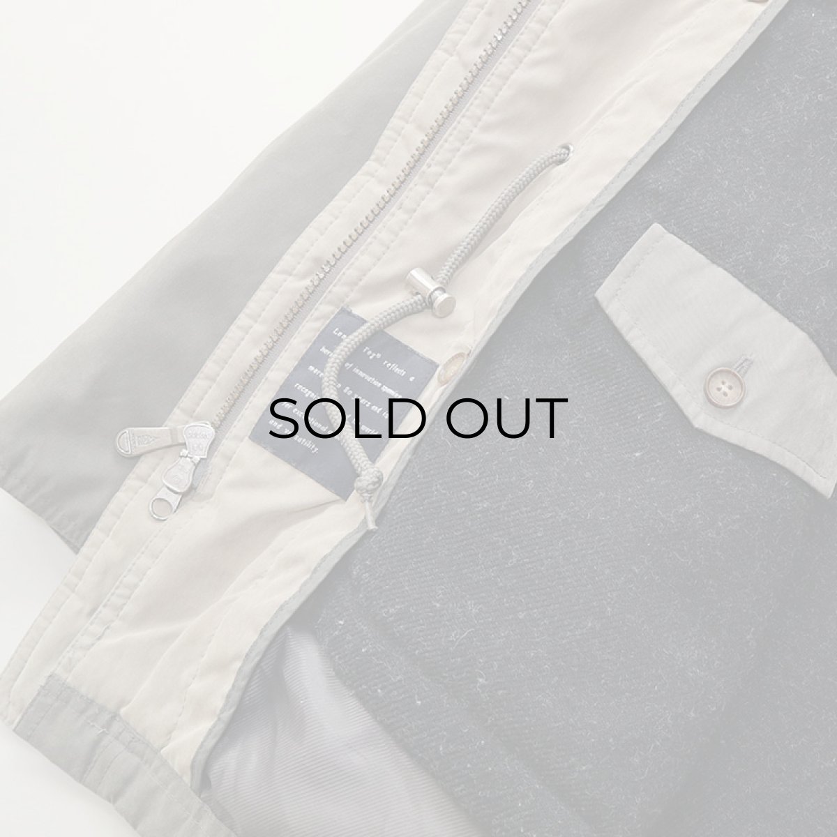 画像10: LONDON FOG FAKE SUEDE ZIP HALF COAT with PADDING LINER (10)