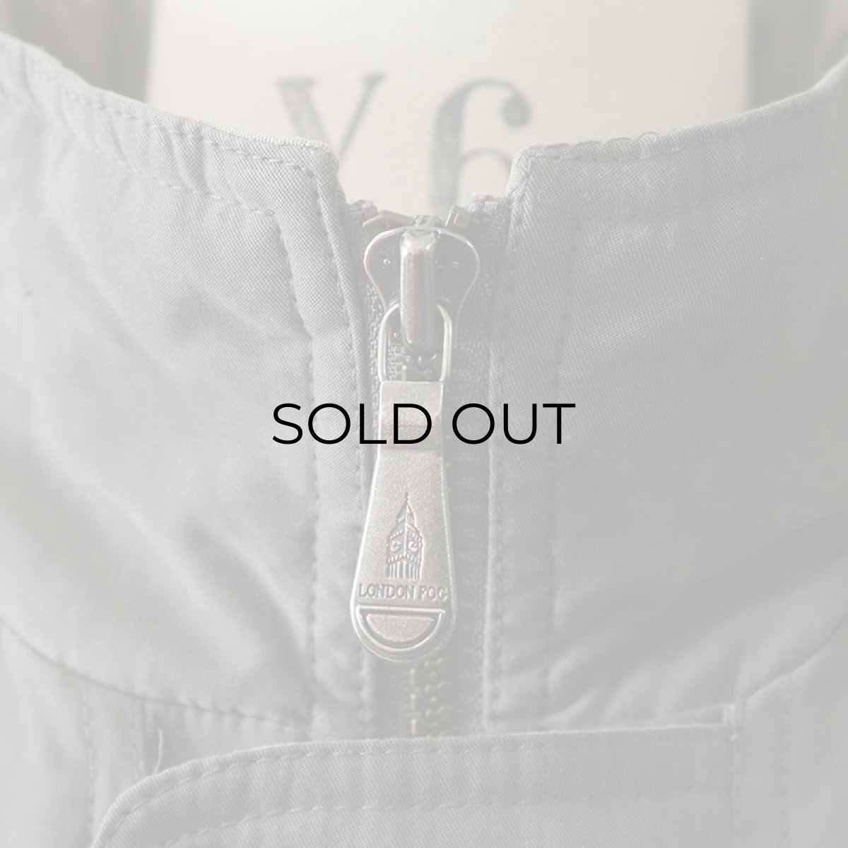 画像11: LONDON FOG FAKE SUEDE ZIP HALF COAT with PADDING LINER (11)