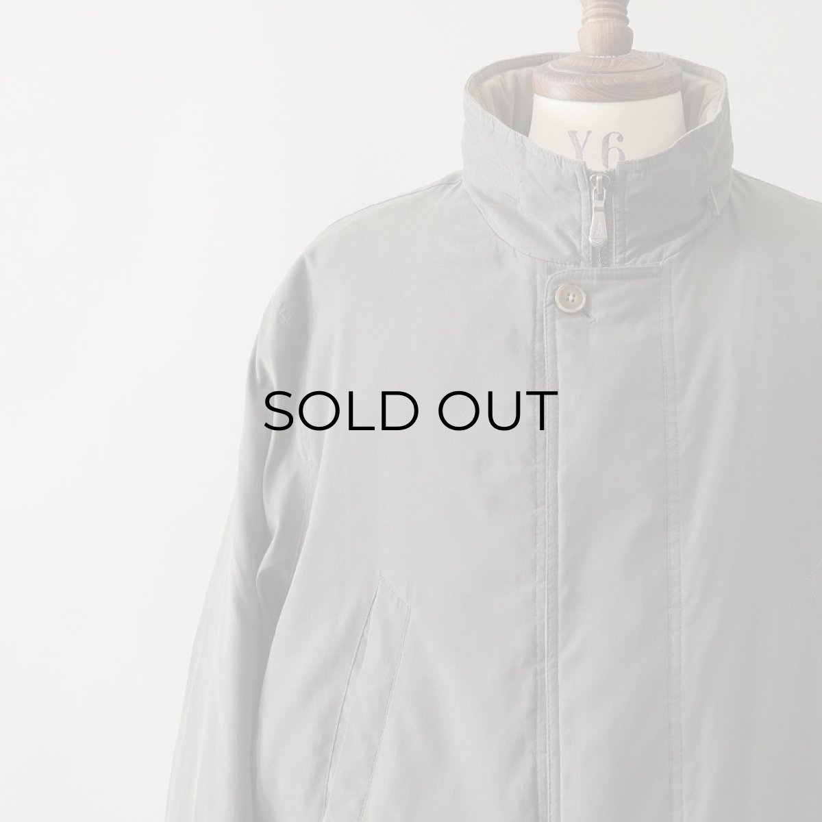 画像5: LONDON FOG FAKE SUEDE ZIP HALF COAT with PADDING LINER (5)