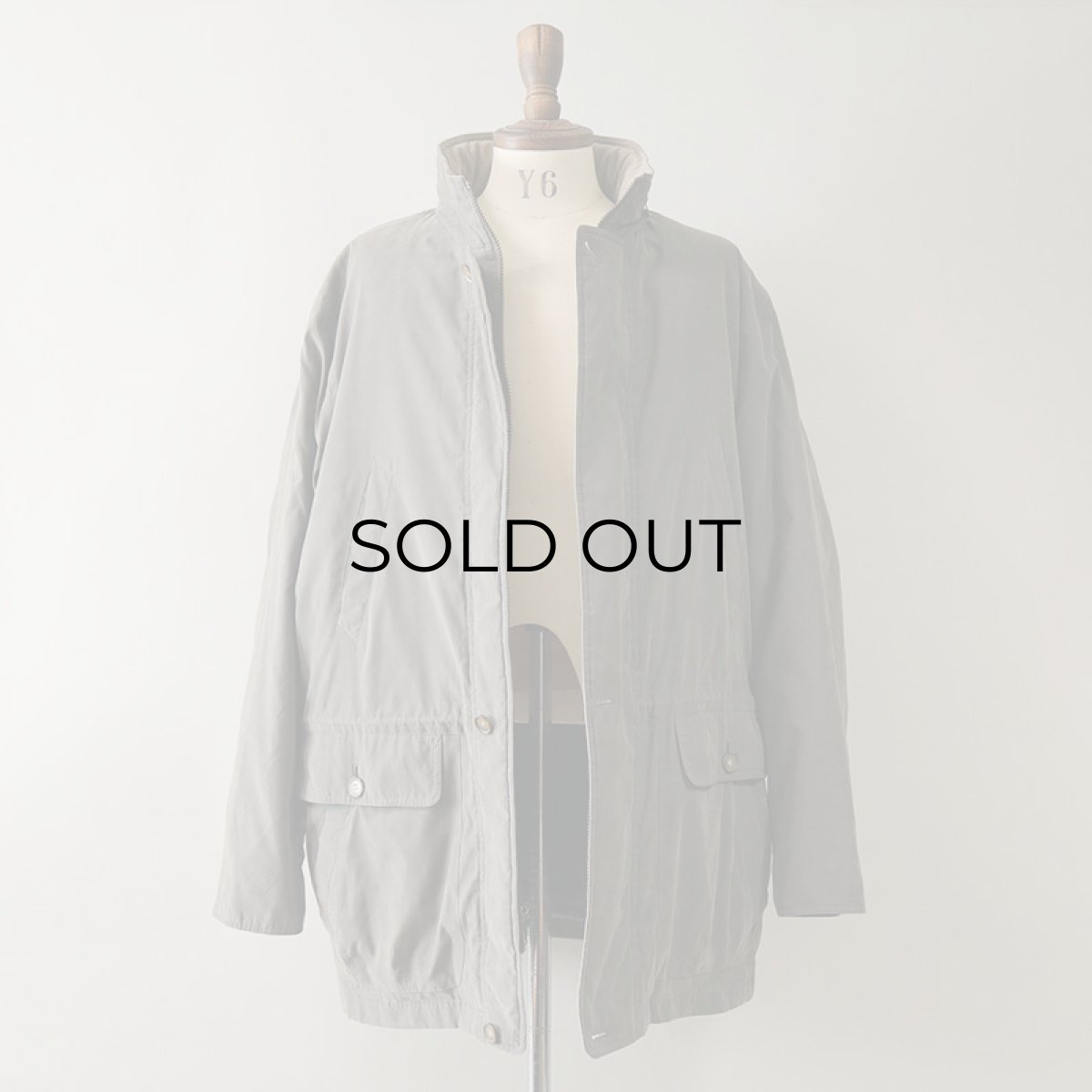 画像2: LONDON FOG FAKE SUEDE ZIP HALF COAT with PADDING LINER (2)