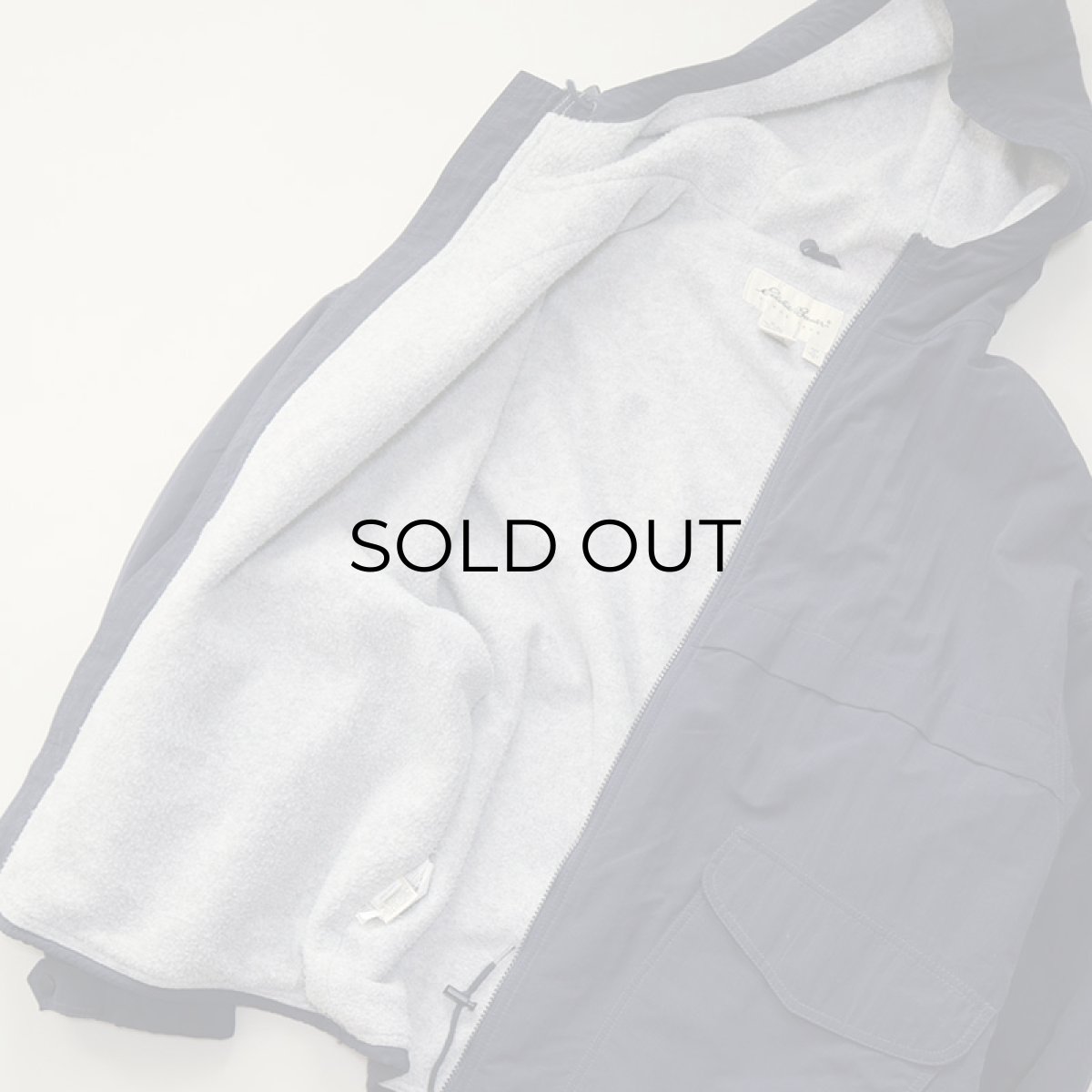 画像8: 90's-00's Eddie Bauer NYLON FLEECE LINING ZIP HOODED JACKET (8)