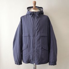 画像1: 90's-00's Eddie Bauer NYLON FLEECE LINING ZIP HOODED JACKET (1)