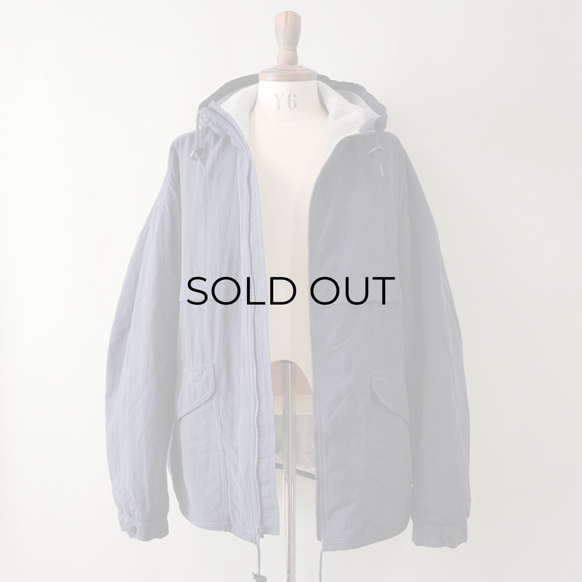 画像2: 90's-00's Eddie Bauer NYLON FLEECE LINING ZIP HOODED JACKET (2)