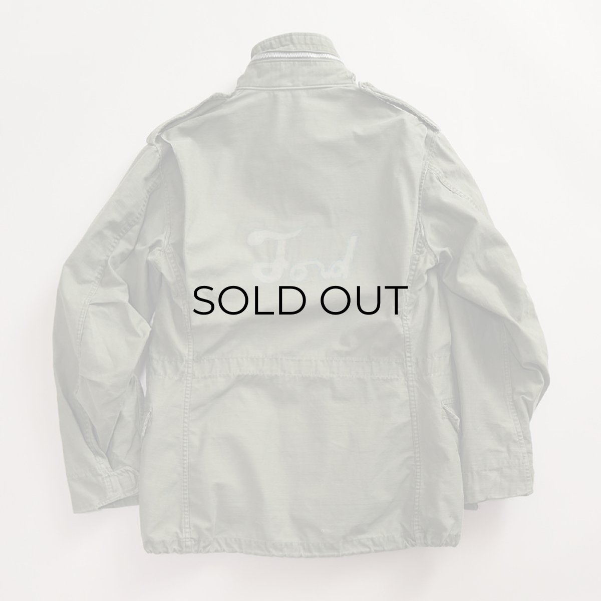 画像3: 〜70's US ARMY M-65 COTTON NYLON BACK HAND PAINT FIELD JACKET "Ford"  【SMALL - REGULAR?】 (3)