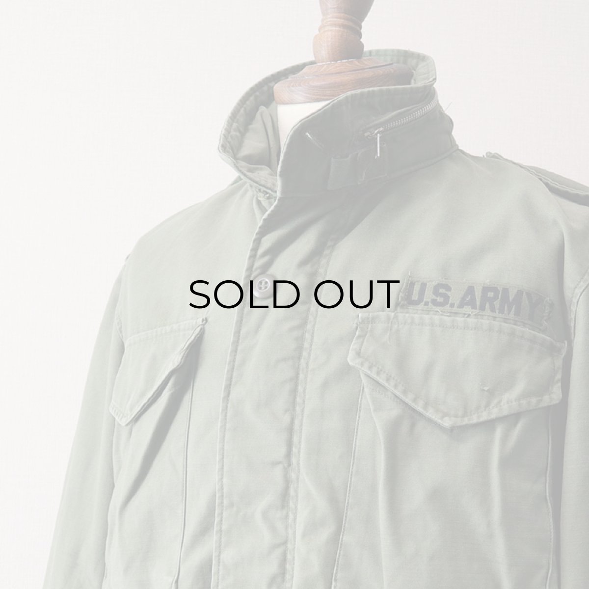 画像12: 〜70's US ARMY M-65 COTTON NYLON BACK HAND PAINT FIELD JACKET "Ford"  【SMALL - REGULAR?】 (12)