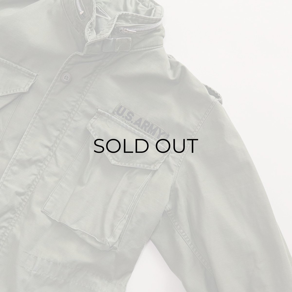 画像4: 〜70's US ARMY M-65 COTTON NYLON BACK HAND PAINT FIELD JACKET "Ford"  【SMALL - REGULAR?】 (4)