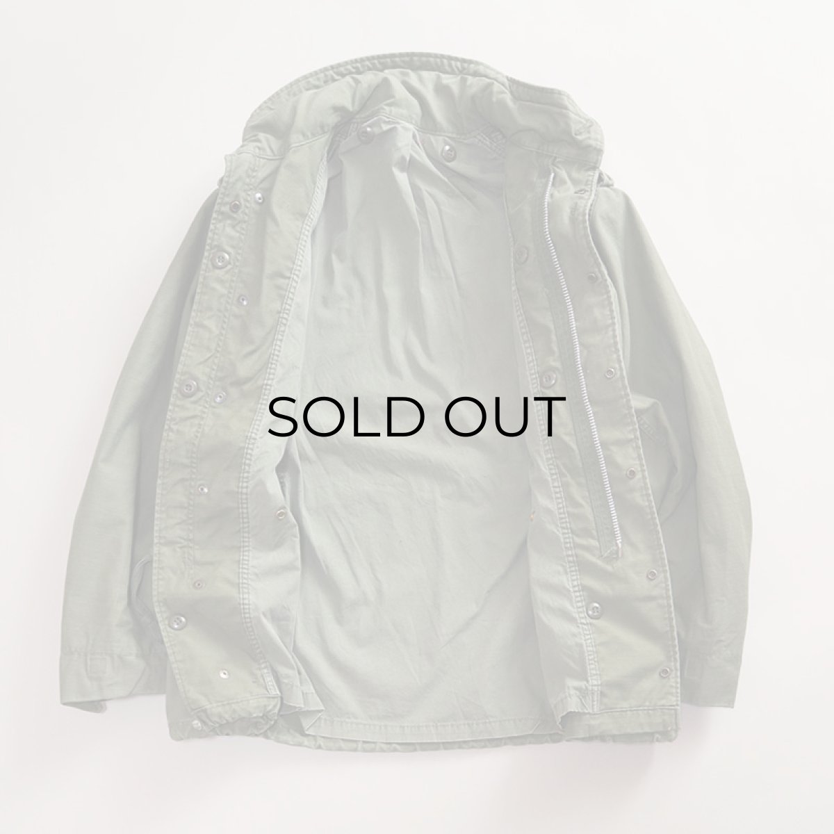 画像2: 〜70's US ARMY M-65 COTTON NYLON BACK HAND PAINT FIELD JACKET "Ford"  【SMALL - REGULAR?】 (2)