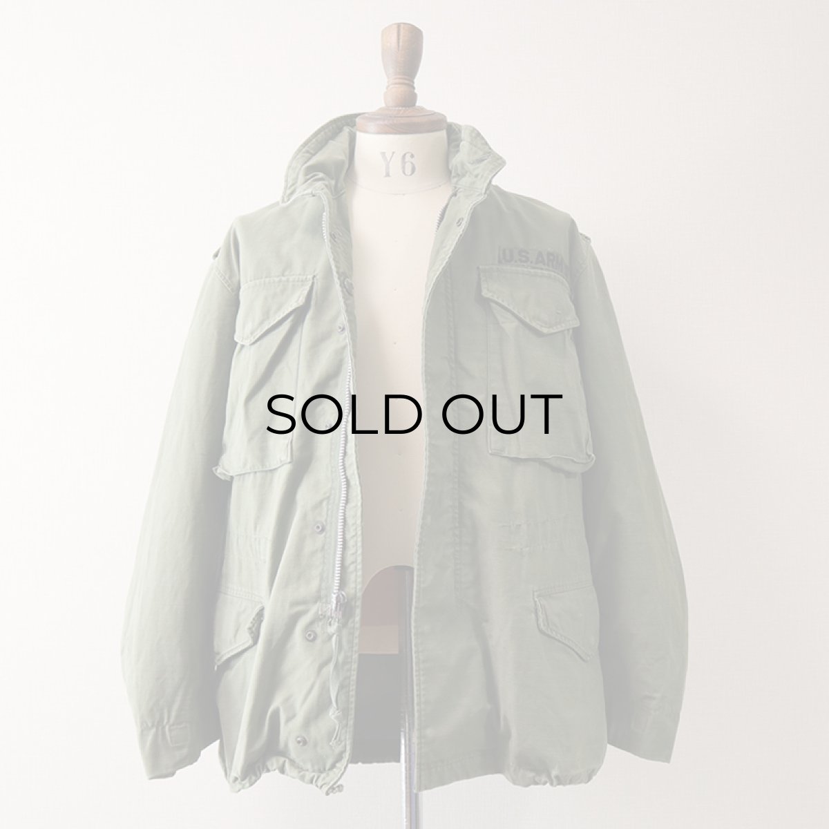 画像19: 〜70's US ARMY M-65 COTTON NYLON BACK HAND PAINT FIELD JACKET "Ford"  【SMALL - REGULAR?】 (19)