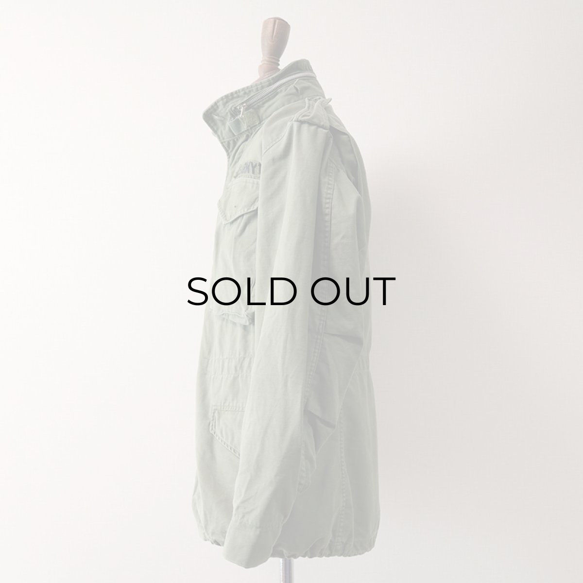 画像17: 〜70's US ARMY M-65 COTTON NYLON BACK HAND PAINT FIELD JACKET "Ford"  【SMALL - REGULAR?】 (17)