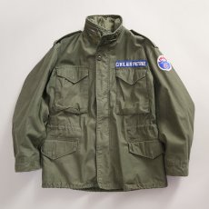 画像9: 80's US CIVIL AIR PATROL M-65 COTTON NYLON FIELD JACKET with WAPPEN 【SMALL-SHORT】 (9)