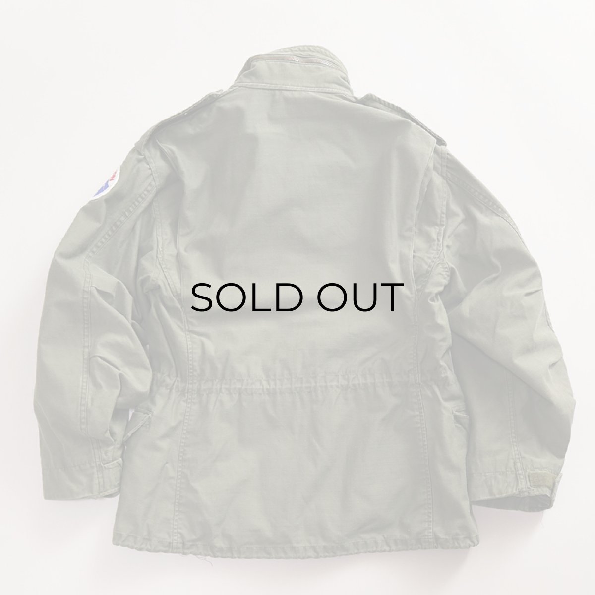 画像11: 80's US CIVIL AIR PATROL M-65 COTTON NYLON FIELD JACKET with WAPPEN 【SMALL-SHORT】 (11)