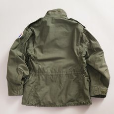 画像11: 80's US CIVIL AIR PATROL M-65 COTTON NYLON FIELD JACKET with WAPPEN 【SMALL-SHORT】 (11)