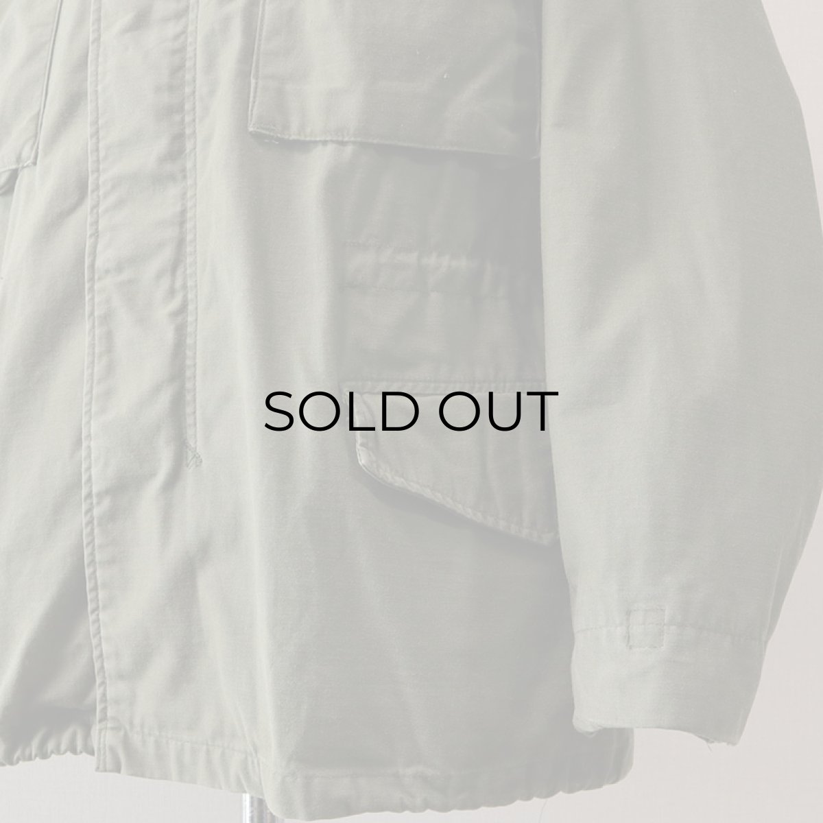 画像7: 80's US CIVIL AIR PATROL M-65 COTTON NYLON FIELD JACKET with WAPPEN 【SMALL-SHORT】 (7)