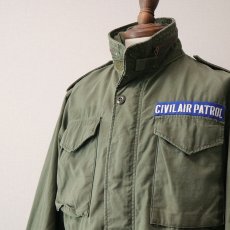 画像5: 80's US CIVIL AIR PATROL M-65 COTTON NYLON FIELD JACKET with WAPPEN 【SMALL-SHORT】 (5)