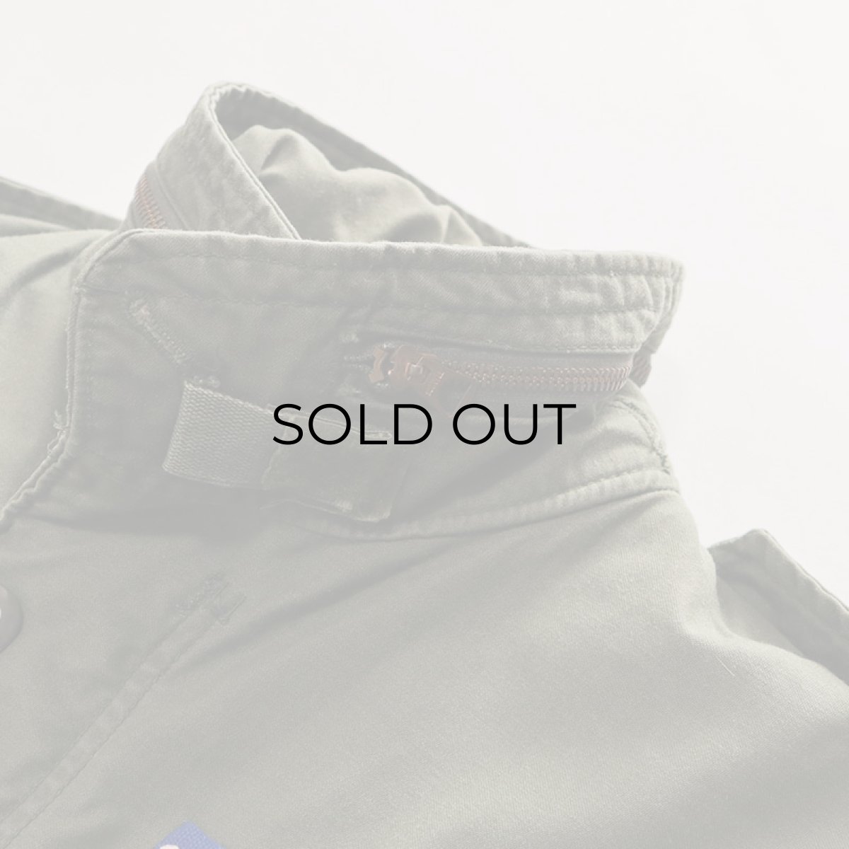 画像15: 80's US CIVIL AIR PATROL M-65 COTTON NYLON FIELD JACKET with WAPPEN 【SMALL-SHORT】 (15)