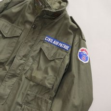 画像12: 80's US CIVIL AIR PATROL M-65 COTTON NYLON FIELD JACKET with WAPPEN 【SMALL-SHORT】 (12)