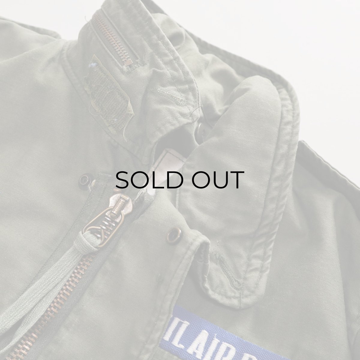 画像14: 80's US CIVIL AIR PATROL M-65 COTTON NYLON FIELD JACKET with WAPPEN 【SMALL-SHORT】 (14)