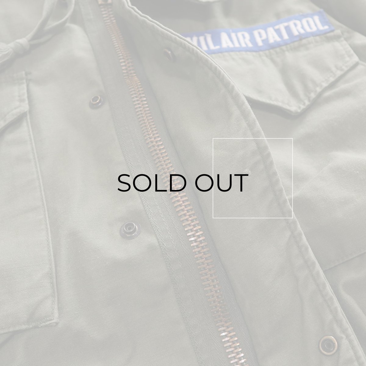 画像19: 80's US CIVIL AIR PATROL M-65 COTTON NYLON FIELD JACKET with WAPPEN 【SMALL-SHORT】 (19)