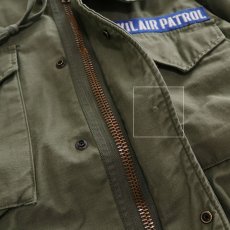 画像19: 80's US CIVIL AIR PATROL M-65 COTTON NYLON FIELD JACKET with WAPPEN 【SMALL-SHORT】 (19)