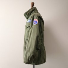 画像2: 80's US CIVIL AIR PATROL M-65 COTTON NYLON FIELD JACKET with WAPPEN 【SMALL-SHORT】 (2)