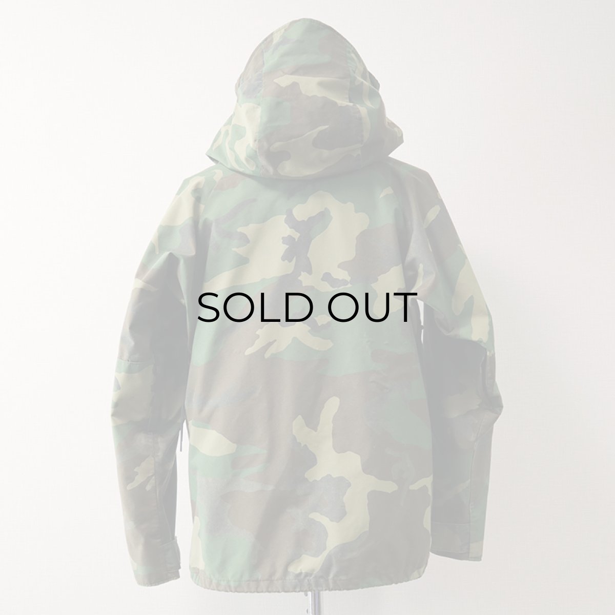 画像3: 80's US ARMY GORE-TEX WOODLAND CAMOUFLAGE EXTENDED COLD WEATHER PARKA "1st type" 【SMALL - SHORT】 (3)