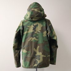 画像3: 80's US ARMY GORE-TEX WOODLAND CAMOUFLAGE EXTENDED COLD WEATHER PARKA "1st type" 【SMALL - SHORT】 (3)