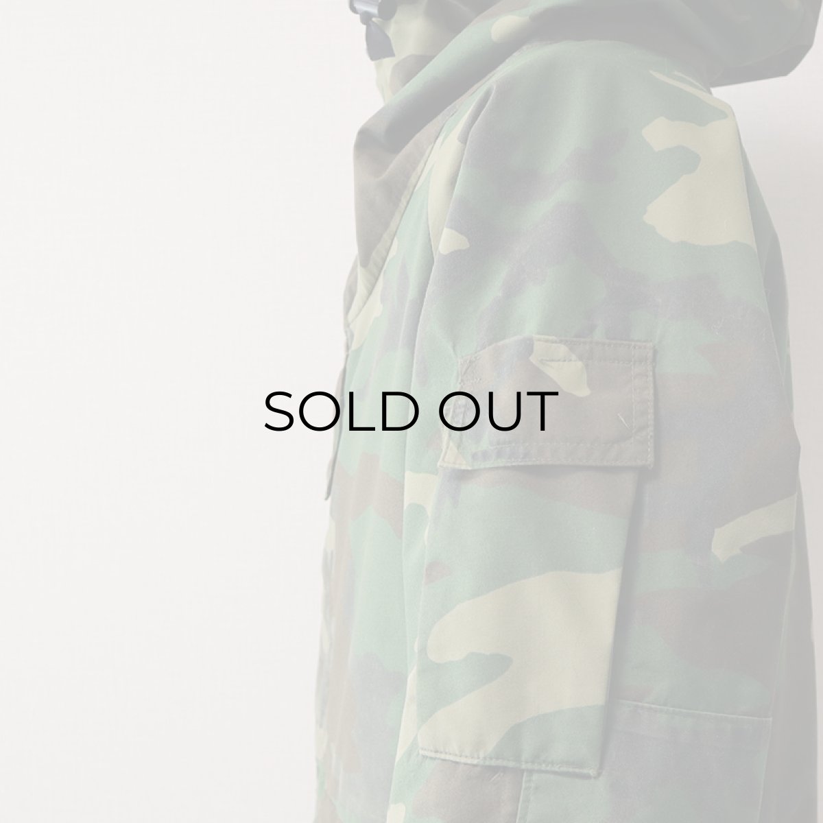 画像7: 80's US ARMY GORE-TEX WOODLAND CAMOUFLAGE EXTENDED COLD WEATHER PARKA "1st type" 【SMALL - SHORT】 (7)