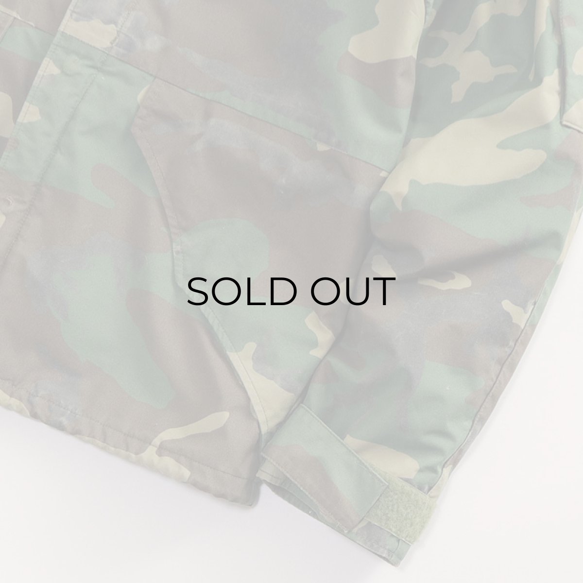 画像14: 80's US ARMY GORE-TEX WOODLAND CAMOUFLAGE EXTENDED COLD WEATHER PARKA "1st type" 【SMALL - SHORT】 (14)