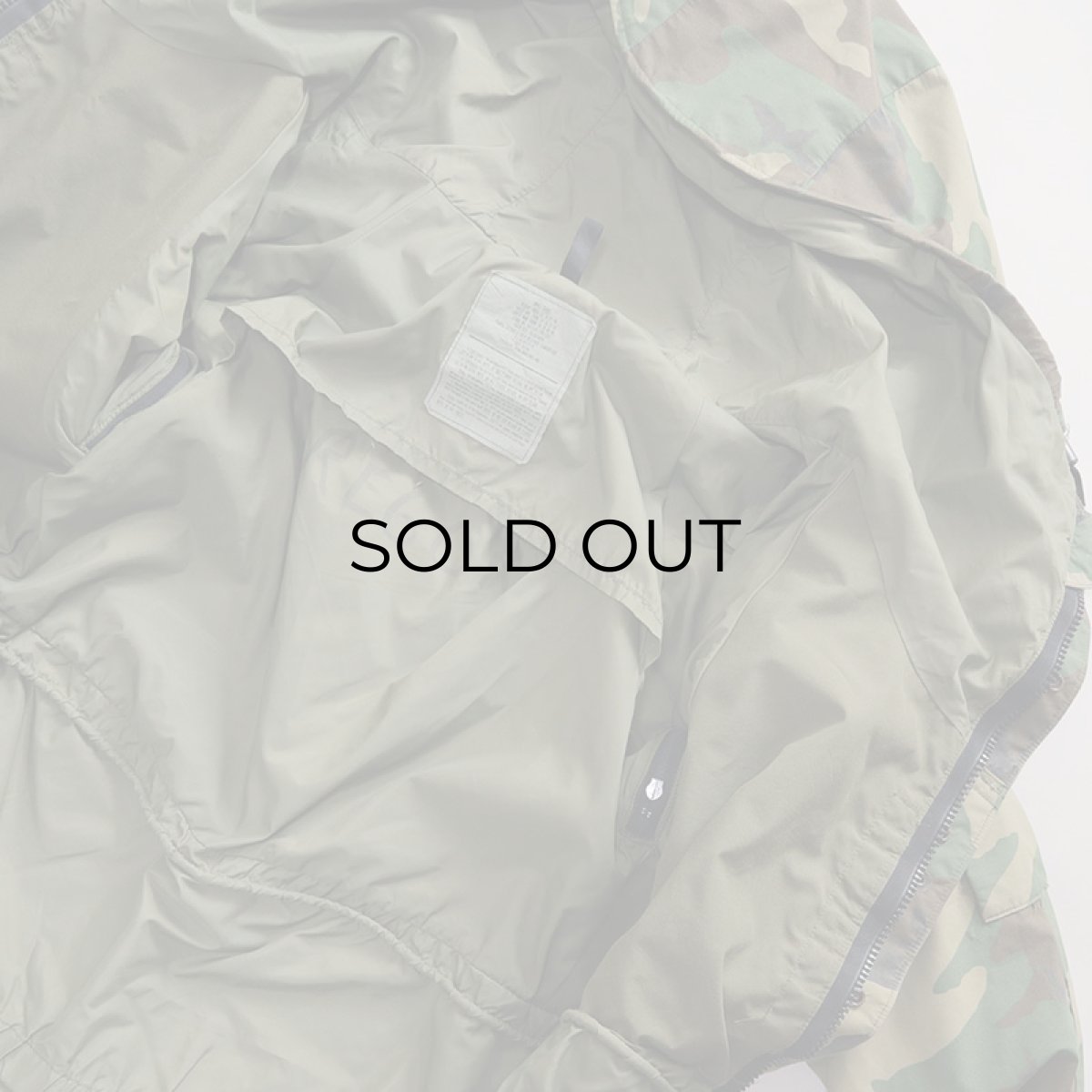 画像16: 80's US ARMY GORE-TEX WOODLAND CAMOUFLAGE EXTENDED COLD WEATHER PARKA "1st type" 【SMALL - SHORT】 (16)