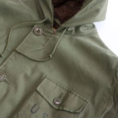 画像5: 40's US NAVY N-2 COTTON ALPACA LINING HOODED DECK COAT (5)