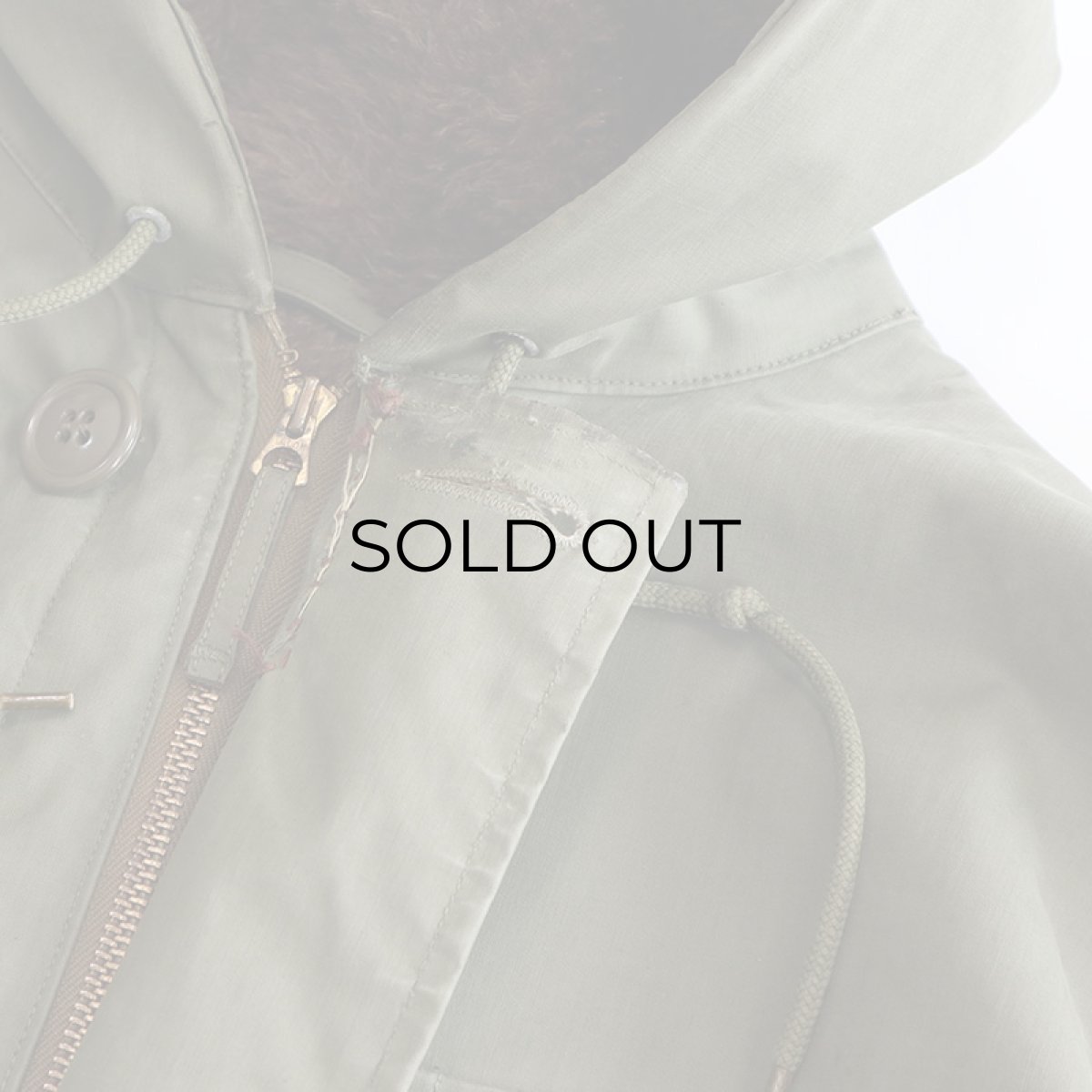 画像6: 40's US NAVY N-2 COTTON ALPACA LINING HOODED DECK COAT (6)