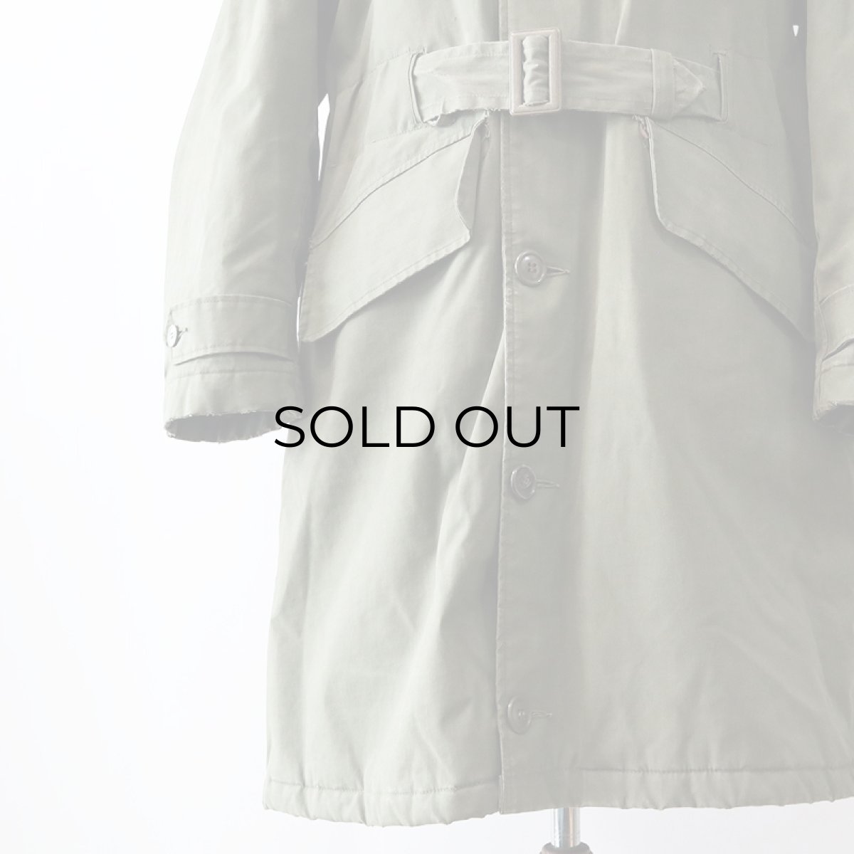 画像18: 40's US NAVY N-2 COTTON ALPACA LINING HOODED DECK COAT (18)