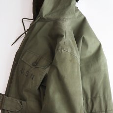 画像7: 40's US NAVY N-2 COTTON ALPACA LINING HOODED DECK COAT (7)