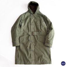 画像1: 40's US NAVY N-2 COTTON ALPACA LINING HOODED DECK COAT (1)