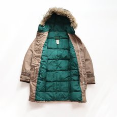 画像2: 〜80's FALCON BRAND "WOODS" COTTON NYLON HOODED ESKIMO DOWN COAT (2)