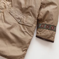 画像5: 〜80's FALCON BRAND "WOODS" COTTON NYLON HOODED ESKIMO DOWN COAT (5)
