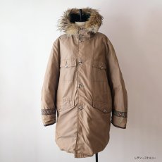 画像19: 〜80's FALCON BRAND "WOODS" COTTON NYLON HOODED ESKIMO DOWN COAT (19)
