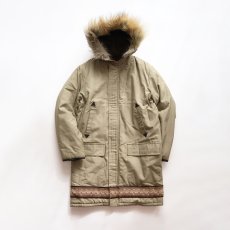 画像1: 80's Kelsey Trail COTTON NYLON HOODED PADDED ZIP ESKIMO COAT (1)