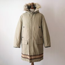 画像17: 80's Kelsey Trail COTTON NYLON HOODED PADDED ZIP ESKIMO COAT (17)