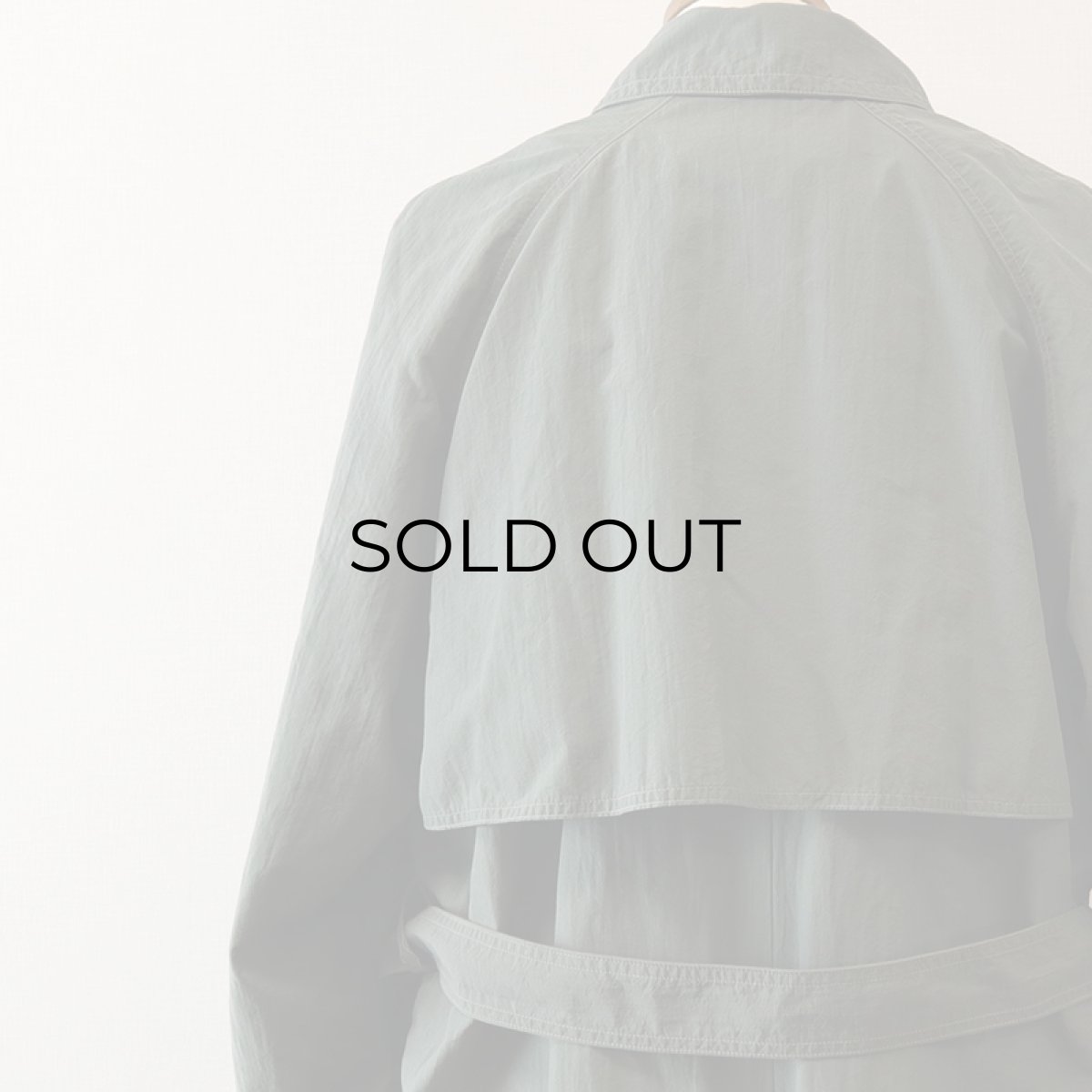 画像9: OLD UNKNOWN BRAND NYLON W-BREASTED OVER COAT (9)