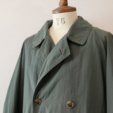 画像7: OLD UNKNOWN BRAND NYLON W-BREASTED OVER COAT (7)