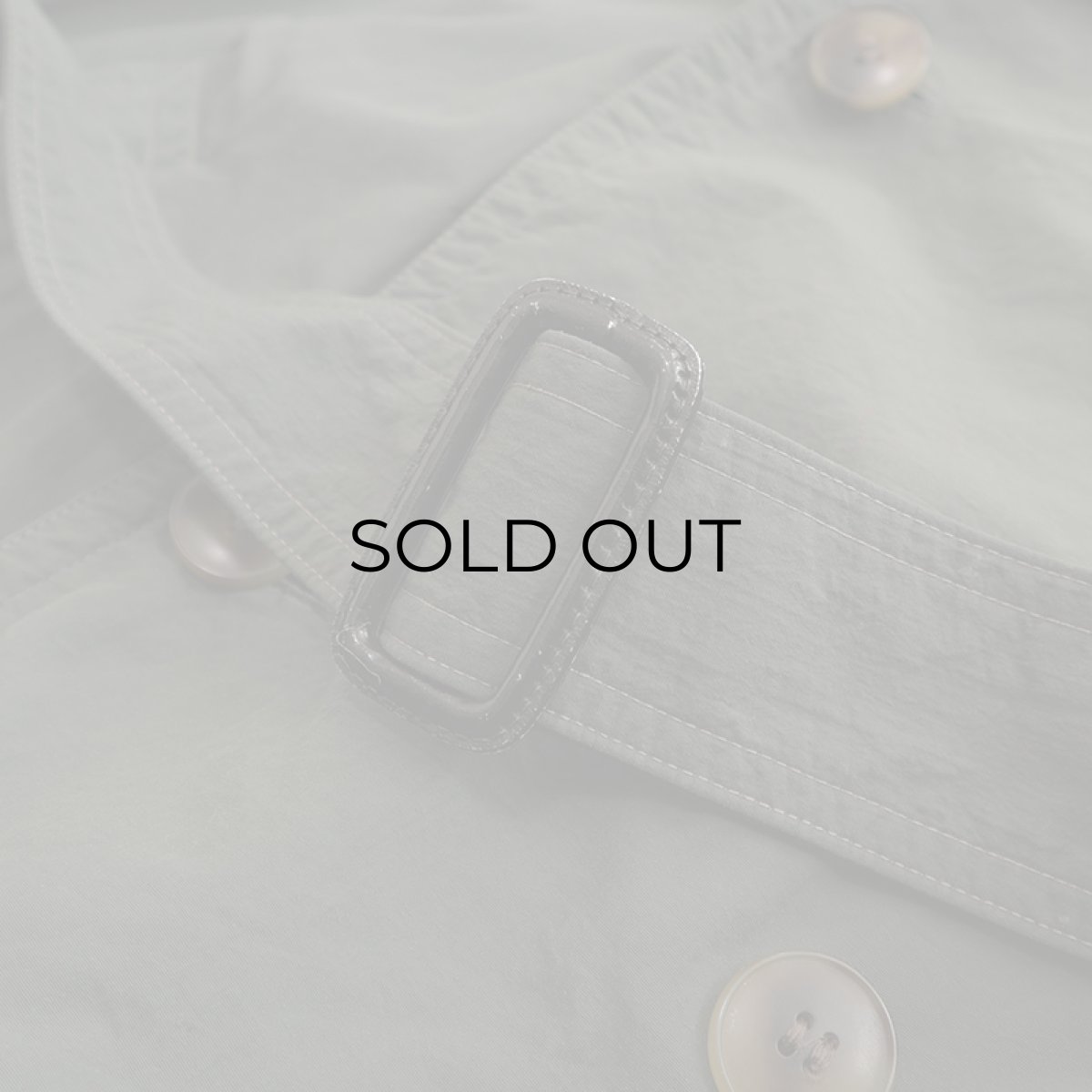 画像15: OLD UNKNOWN BRAND NYLON W-BREASTED OVER COAT (15)