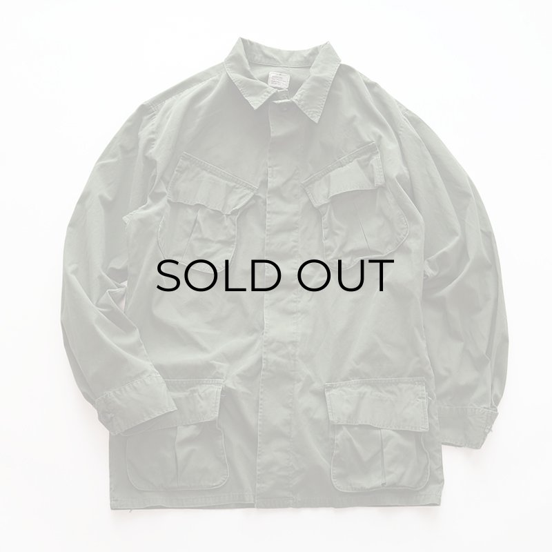 ファティーグジャケット5th LARGE-LONG 60's US ARMY COTTON POPLIN JUNGLE FATIGUE JACKET 