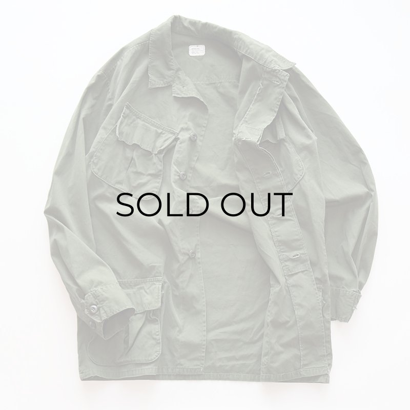 60's US ARMY COTTON POPLIN JUNGLE FATIGUE JACKET 