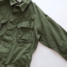 画像4: 60's US ARMY COTTON POPLIN JUNGLE FATIGUE JACKET "5th MODEL"【SIZE : MEDIUM-LONG】 (4)