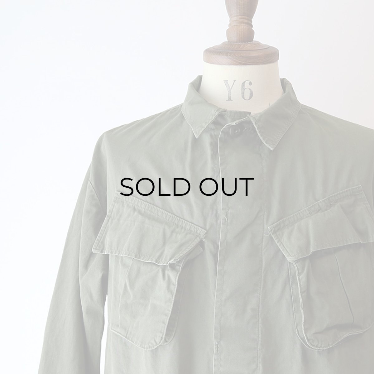 画像9: 60's US ARMY COTTON POPLIN JUNGLE FATIGUE JACKET "5th MODEL"【SIZE : MEDIUM-LONG】 (9)