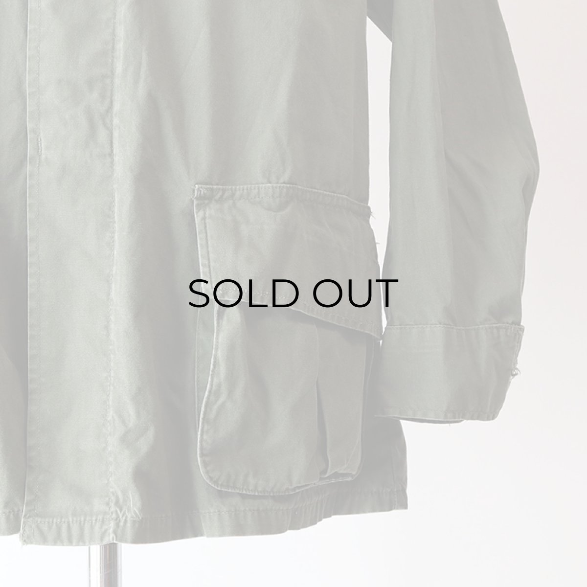 画像10: 60's US ARMY COTTON POPLIN JUNGLE FATIGUE JACKET "5th MODEL"【SIZE : MEDIUM-LONG】 (10)