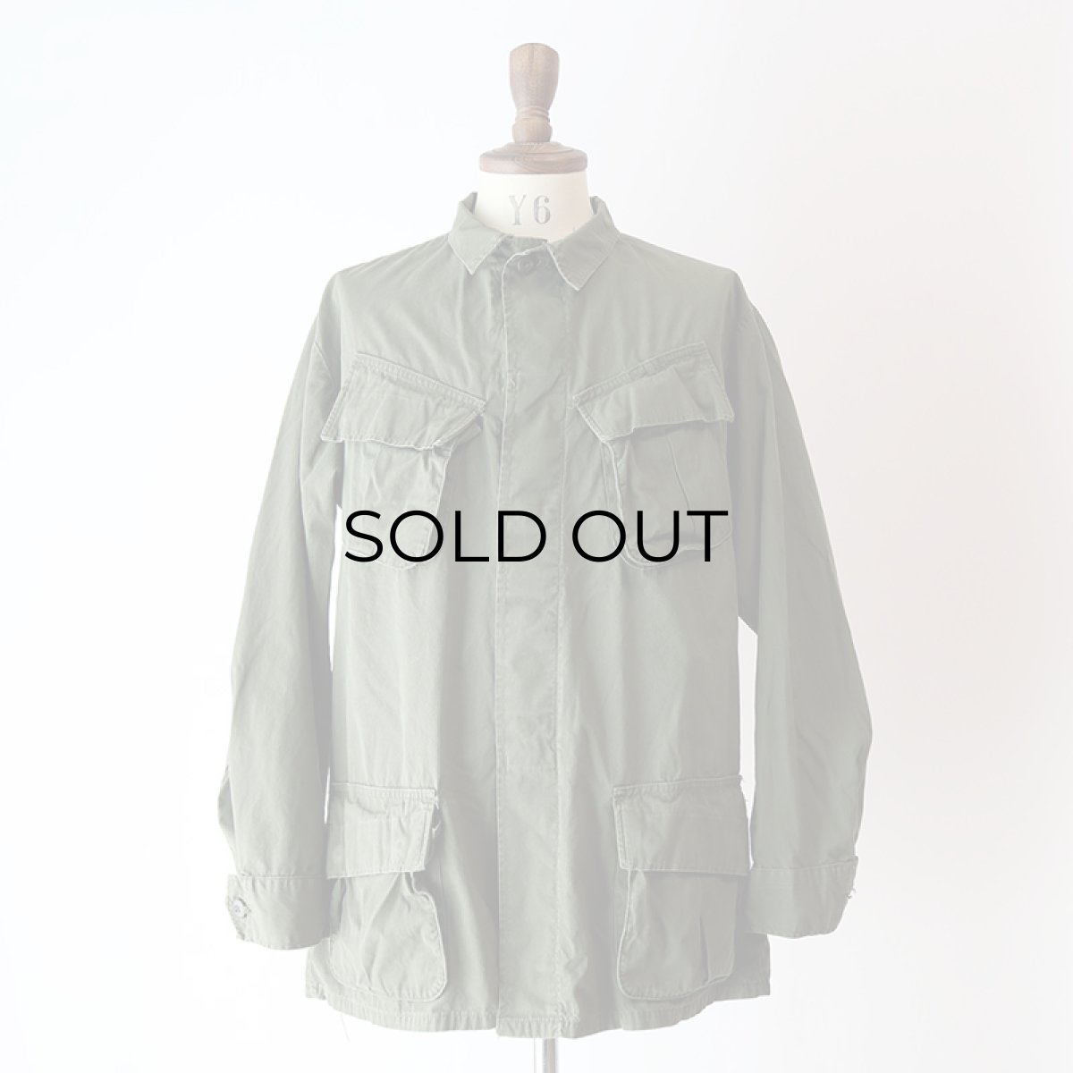 画像11: 60's US ARMY COTTON POPLIN JUNGLE FATIGUE JACKET "5th MODEL"【SIZE : MEDIUM-LONG】 (11)