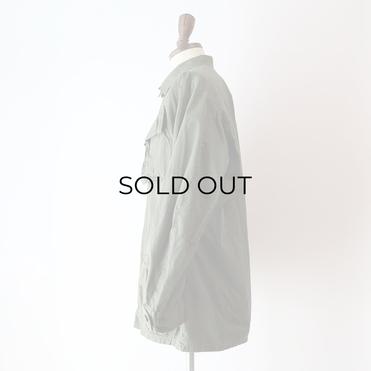 画像13: 60's US ARMY COTTON POPLIN JUNGLE FATIGUE JACKET "5th MODEL"【SIZE : MEDIUM-LONG】 (13)