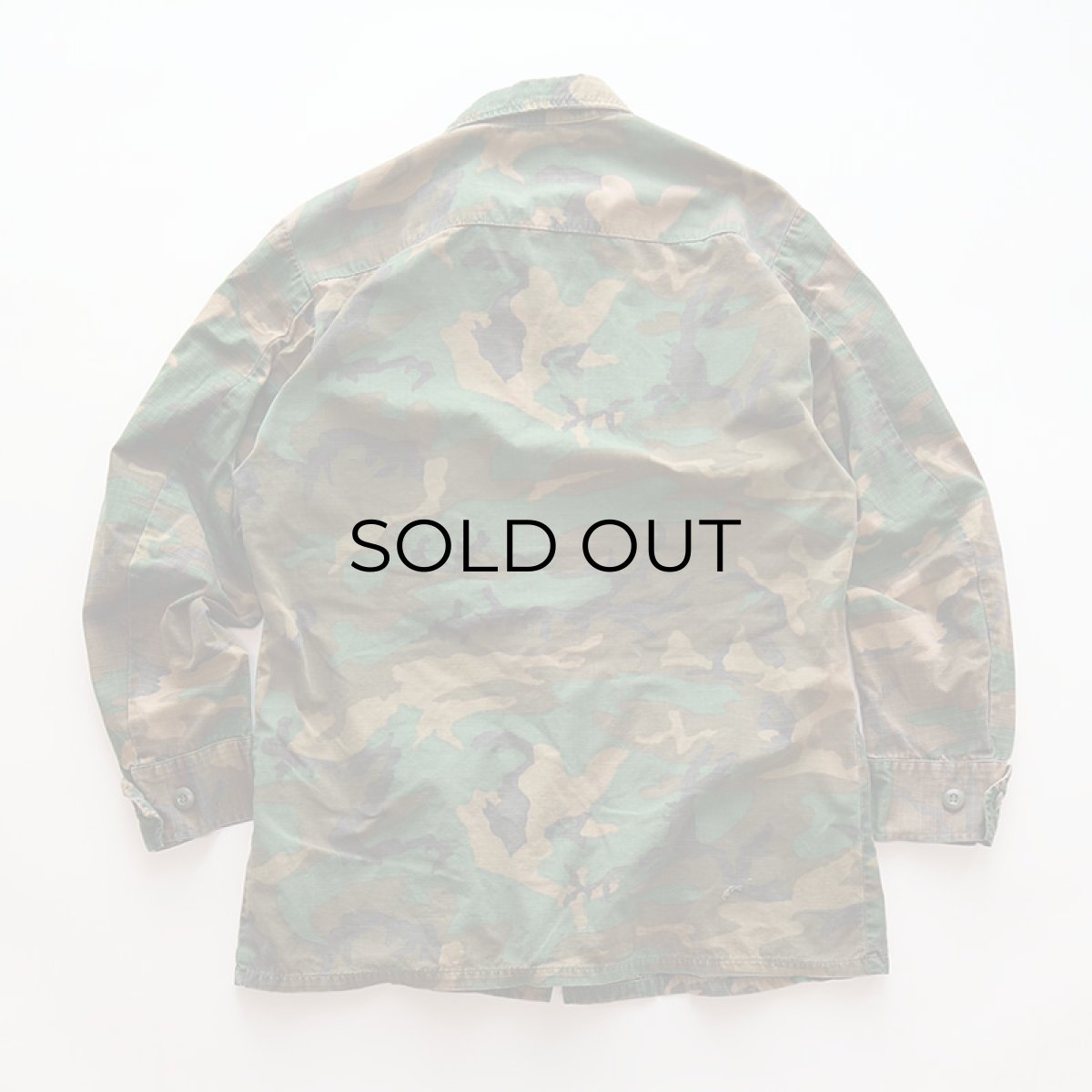 画像3: 70's US ARMY RIP-STOP COTTON POPLIN ERDL BROWN LEAF CAMOUFLAGE JUNGLE FATIGUE JACKET "5th MODEL"【SIZE : SMALL-REGULAR】 (3)